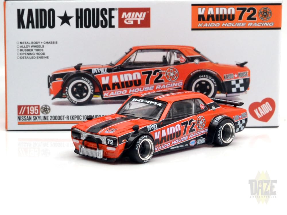 Amazon | MINI GT 1:64 スケール KAIDO HOUSE - NISSAN SKYLINE 2000GT